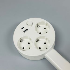 Siêu mỏng Ổ cắm điện Extender Thanh mở rộng ổ cắm cho tiết kiệm không gian tường phẳng thiết kế mở rộng ổ cắm - Product Image 6