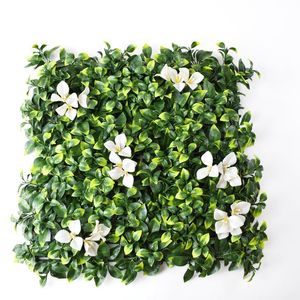 <span class=keywords><strong>Giardino</strong></span> verticale simulato del pannello di parete artificiale con 30mmLength erba fiori e alberi decorativo di vetro PlantWall - Product Image 2