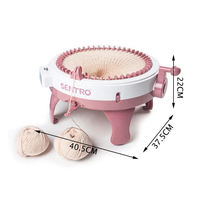 Offre Spéciale Smart Weaver Kit de tricotage Machine surdimensionnée 32 Aiguilles Machines à tricoter les chaussettes Machines à tricoter circulaires pour les enfants