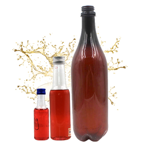 Wholesale 50ml 150ml 750ml Long Neck Amber PET Liquor Small <strong>Bottles</strong> Wine Custom Empty Wine <strong>Plastic</strong> <strong>Beer</strong> <strong>Bottle</strong> - Product Image 4