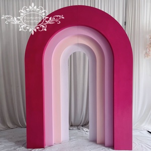 Розовые Свадебные разноцветные уникальные фоны из ПВХ - Product Image 1