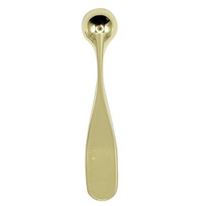 Mini Aplicador de Crema Facial Dorado, Cuchara Cosmética Pequeña de Metal, Espátula Cosmética de Aleación de Zinc para el Cuidado de la Piel - Product Image 3