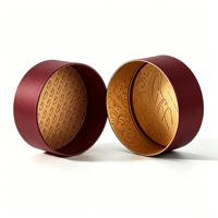 Boîte Montre Pliante Luxe en Carton Rouge, Logo & Taille Personnalisés, Design Mode