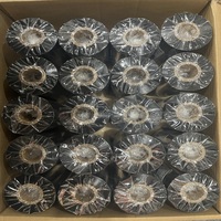 Cinta de Transferencia Térmica de Cera Negra de Alto Rendimiento, 110 mm x 450 m, Etiquetas de Código de Barras, Compatible con Impresoras Industriales Zebra