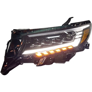 Upgrade Car Led Headlight for 2018 Toyota Prado Headlight Assembly With LED Matrix Module Light Led Drl Devil Eyes - Product Image 1