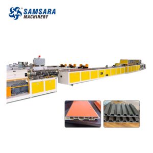 SPC zucchini LVT lantai pipa PVC profil PE GMT lantai PVC papan dinding ekstrusi garis mesin - Product Image 6