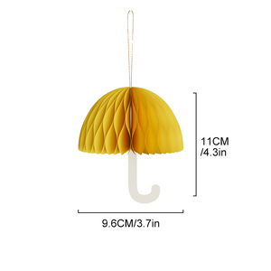 Set de Adornos Colgantes de Panal de Abeja <span class=keywords><strong>para</strong></span> Pascua, Adornos Colgantes de Conejo, Huevo, Hongo y Paraguas, Suministros <span class=keywords><strong>para</strong></span> Fiestas, Venta al por Mayor - Product Image 4