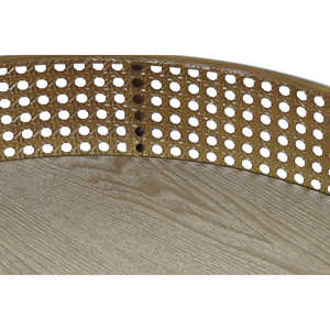 Tavolino Laterale in Metallo 59X59X50 Naturale - Product Image 1