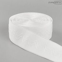 Bande antidérapante en silicone à double vague de 4 cm pour vêtements de sport, en polyester, vente en gros