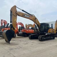 Excavatrice sur chenilles hydraulique Sany SY365H d'occasion, 95% neuve, 36 tonnes, avec godet, moteur Isuzu, à vendre