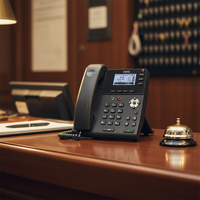 Teléfono IP XNTEL XN103 con Voz HD, Protocolo SIP, Red TCP/IP, Teléfono VoIP de Escritorio, 3 Cuentas SIP