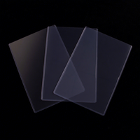 Présentoir de cartes de visite transparent en PVC 12x16 pouces avec support de protection Zhejiang