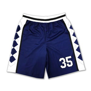 กางเกงขาสั้นบาสเก็ตบอลสำหรับผู้ชายดีไซน์ว่างเปล่าพิมพ์ลายคลาสสิกระบายอากาศไซส์ใหญ่พิเศษออกแบบได้ตามต้องการ - Product Image 2