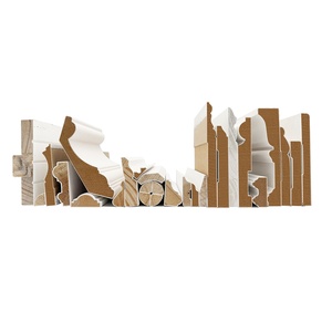 Free Samples <strong>MDF</strong> Baseboard Tirm Modern White Primed Pine Skirting Board Mouldingsa - Product Image 2