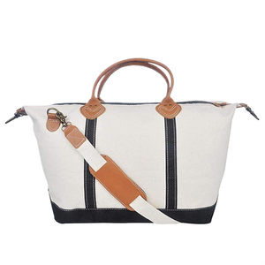 Customized Letter Logo Printed Eco-friendly Reusable Waterproof <b>Canvas</b> Sport Tote <b>Bags</b> Top Handle Shoulder Strap Travel <b>Bag</b> - Product Image 1