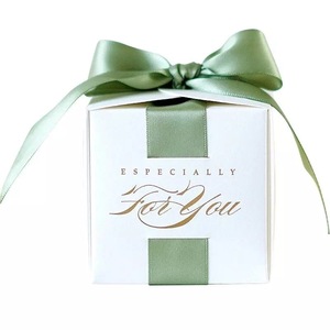 Wedding Favors Gift Box Souvenirs With Ribbon Candy packaging For Christening Baby Shower Birthday Event Party Supplies
