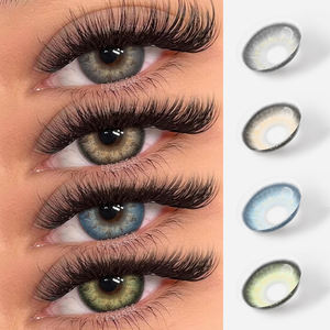 Lentilles de <span class=keywords><strong>contact</strong></span> colorées Eyeshare Hema Material Brown Green, effet yeux circulaires, lentilles <span class=keywords><strong>Sharingan</strong></span> avec prescription - Product Image 1