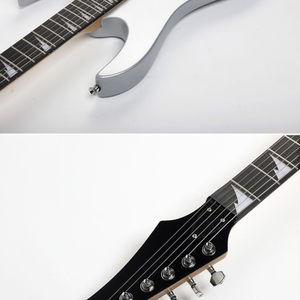 Chitarra Elettrica Stile ST con 24 Tasti in Acero Lucido, Configurazione Pickup HSS e Ponte Tremolo per Rock, Metal e Blues - Product Image 5