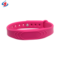 13.56mhz Réglable RFID Silicone Bracelet Proximité NFC Tag Bracelet Brassard Pour Gym Fitness Club