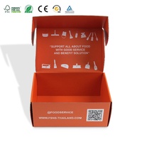 Boîte d'expédition postale en carton ondulé personnalisée ODM, impression double face, écologique, recyclable, finition mate, pour la vente au détail