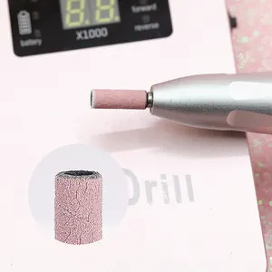 50% Tắt Làm Móng Tay Cụ Màu Hồng Mini 3Mm Mandrel Bits Móng Tay Accessoires Thiết Lập Biểu Tượng Tùy Chỉnh Túi Nail Khoan Sanding Ban Nhạc