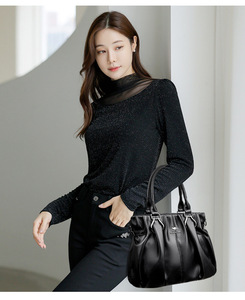 Factory Direct Sale Women's Retro Luxury Handbags Large Capacity Pu Leather Pu Vintage <b>Tote</b> Bag Shoulder Shopping Bag Women - Product Image 2
