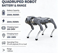 Industrieller Vierbeiniger Roboterhund 12kg Nutzlast IP66 Inspektionsroboter mit Optionalem LiDAR 10km Reichweite Sicherheitspatrouillenroboter