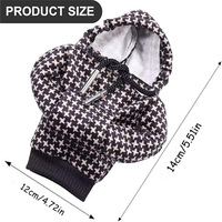Hoodie amusant pour pommeau de levier de vitesse de voiture - Coton et polyester, accessoire d'intérieur automobile coloré