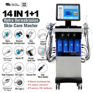 14 in 1 Hydro mikrodermabrazyon makinesi çok fonksiyonlu güzellik cihazı ile su oksijen jeti için bize ZA fişler - Product Image 2