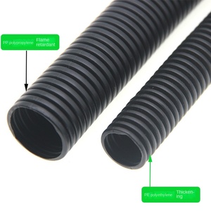 Tuyau ondulé à Double paroi ignifuge en PP épaissi tuyau ondulé sans halogène à faible dégagement de fumée tuyau flexible double paroi - Product Image 4