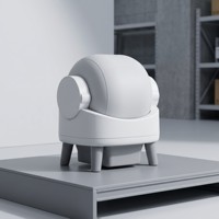 Bac à litière automatique pour chat, grand, intelligent, à faible bruit, autonettoyant, avec capteur WIFI et application pour chats
