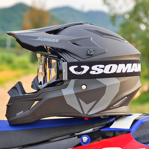 Casco de bicicleta de montaña al aire libre para hombres y mujeres Dirt Off-Road & Adventure Riding Motocicleta Off-Road & Adventure Riding - Product Image 2