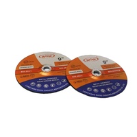Disque T27-Grinding 230x6x22.23mm 9 1/4 pouces disque de meulage pour métal, 80 m/s 9 pouces disque de meulage en métal pour meuleuse d'angle portable