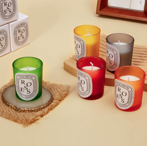 Juego de Velas Aromáticas Naturales Ecológicas en Vasos Esmerilados Elegantes Lovsens, Regalo Clásico Pequeño para Invitados de Boda, Navidad, Pascua, Romántico - Product Image 1