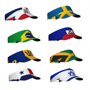 Custom Logo Top Hat - Sun Protection Hat with Country Flags for Outdoor Activities, Events & Promotions