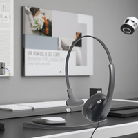 2026 Headset ENC Dual-Mic Berkabel Baru Bahan Premium Kontrol Suara yang Dapat Diganti Mode Permainan