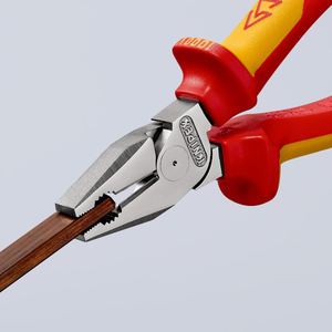 Pince combinée KNIPEX 02 06 180, puissante, isolée, avec poignées multi-composants, testée VDE, chromée 180 - Product Image 5