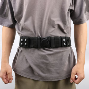 حزام عمل تكتيكي <span class=keywords><strong>2</strong></span> "مع بطانة خطاف وحلقة حزام معركة أسود عادي 4 حراس & our" حزام داخلي قابل للعكس للأمن - Product Image 6