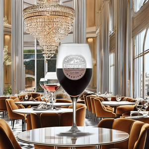 Copa de Vino Transparente de Alta Calidad para el Hogar con Tallo Largo, Copa de Vino Tinto con Logotipo Personalizado y Copas para Champán para Restaurantes - Product Image 3
