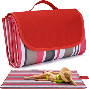 Tapis de plage pliables en gros, tapis de pique-nique personnalisés <span class=keywords><strong>pour</strong></span> le camping en plein air, les bancs et les parcs - Product Image 1