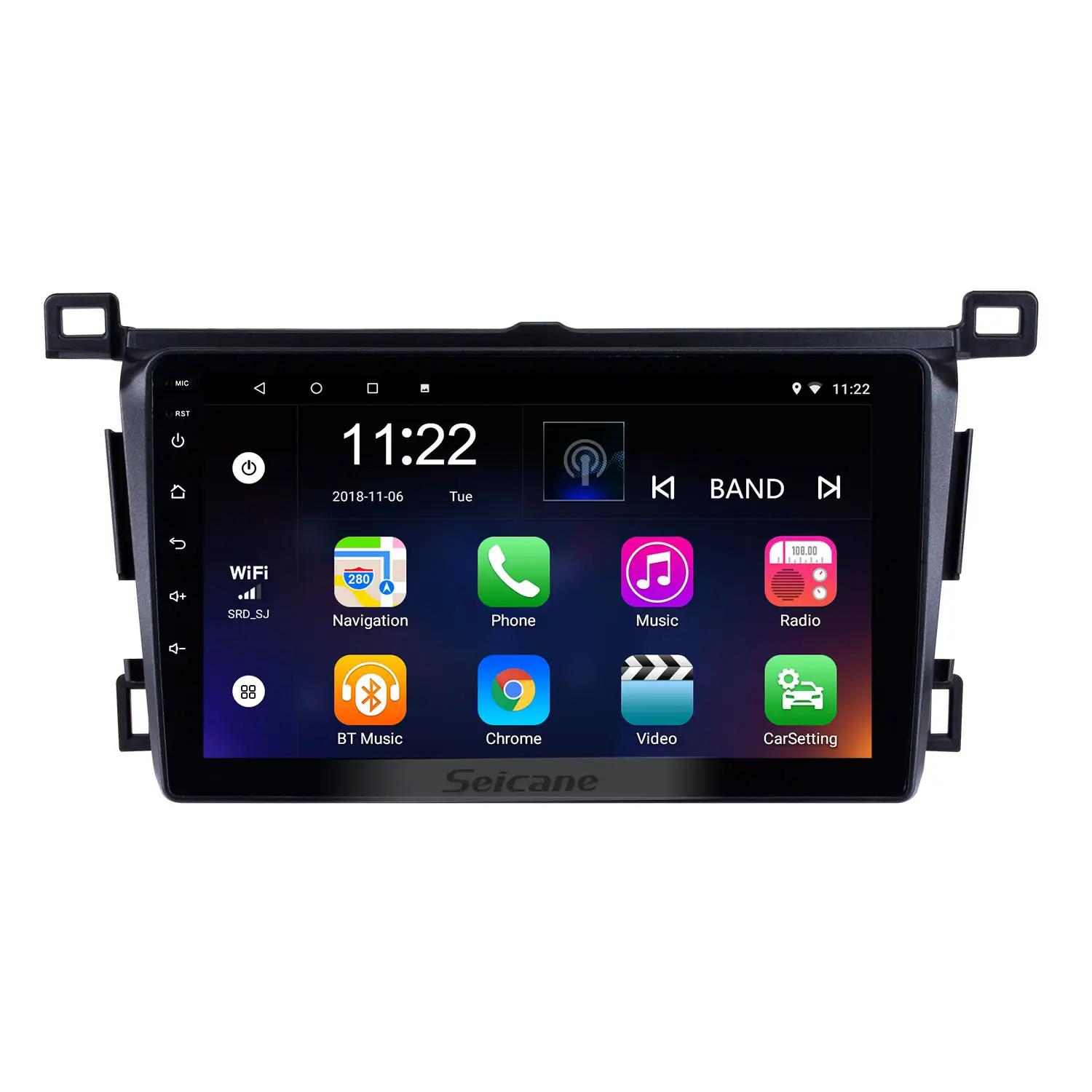 Alles-In-Een 9 Inch Touchscreen Android 13.0 Radio Voor 2013-2018 Toyota Rav4 Linkshandige Drivier 3G Wifi Muziek Tv Tuner