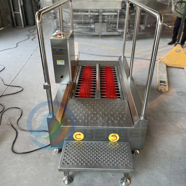 Fully Automatic Intelligent Shoe Sole Cleaning Machine Automatic Boot Washer Boot Washer