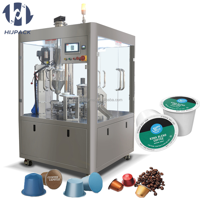 Stainless Food Level Nespresso Coffee Capsule Packing Machine Automatic Powder Cup Capsule Filling Directly Good Price Compay