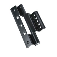 Charnières de porte longues en alliage d'aluminium de qualité européenne, charnières de porte à trois ailes robustes, charnières de porte à battants de style européen
