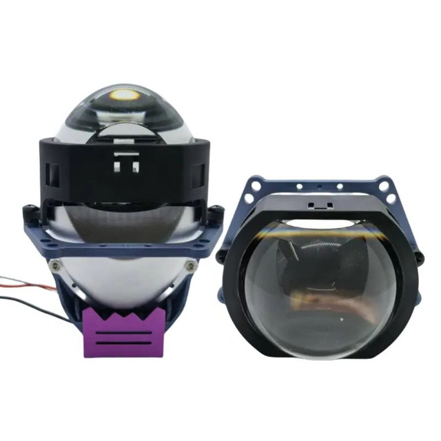 Bi-LED Projector Lens 3.0 Inch LED Headlight Projector with Laser Led Head Light for Cars