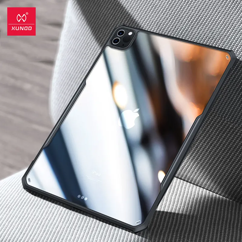 Nieuwe Xundd Hoge Kwaliteit Beschermende Cover Case Shockproof Dunheid Slanke Transparante Tablet Back Cover Voor Ipad Pro 12.9 ''2022