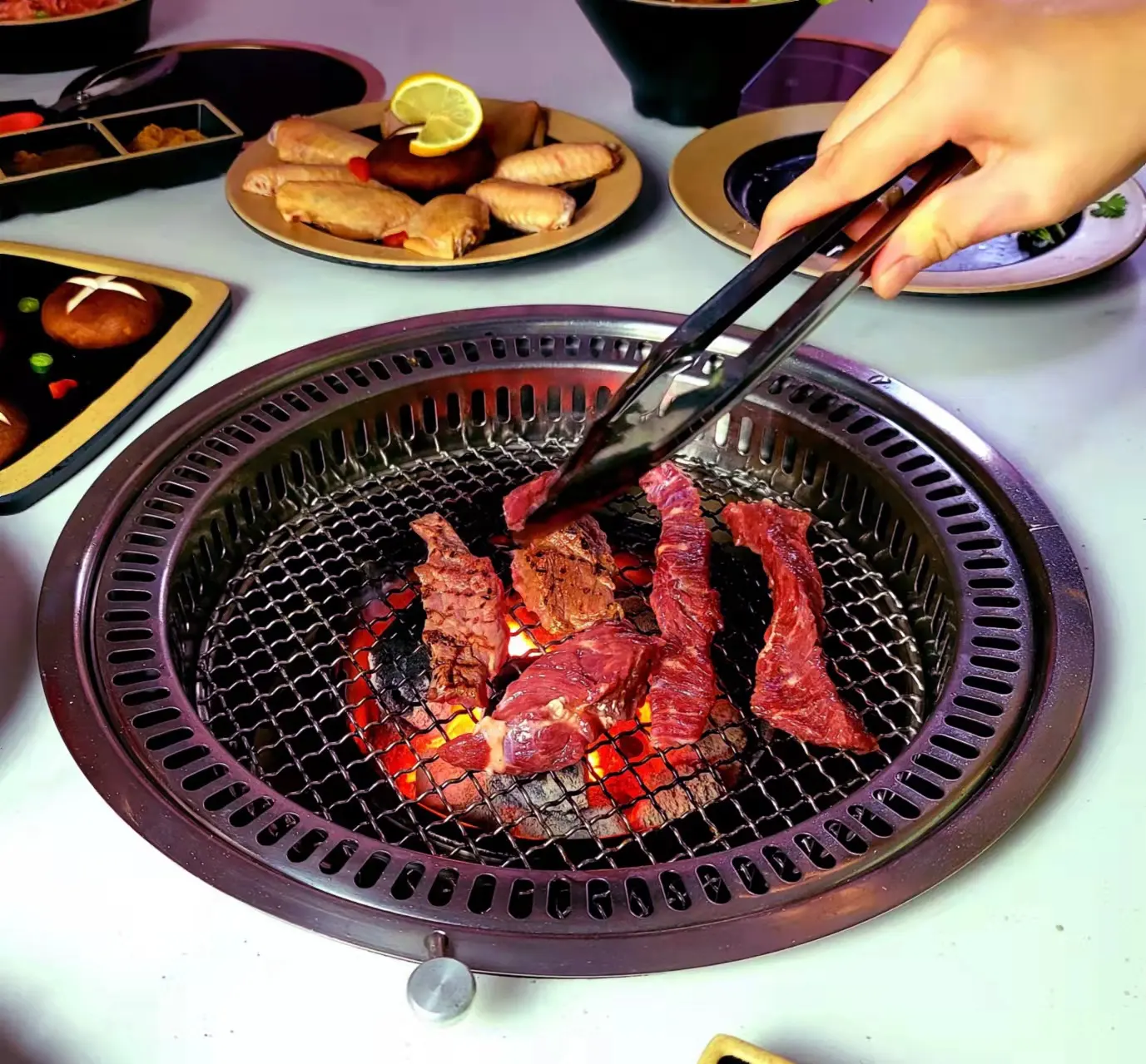 Cenhot churrasqueira de carvão coreano para <span class=keywords><strong>churrasco</strong></span>, grelha para restaurante