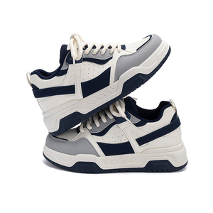 Wholesale Men's Breathable Sneakers with Thick Sole Height Increasing Casual Skateboarding Walking Shoes for Spring and Summer - Product Image 4