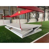 Maisonnette moderne pliable de 20 pieds en panneaux sandwich contemporains, écologique, imperméable, modulaire, préfabriquée pour chantier de construction