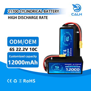סוללת ליתיום CALH למכירה חמה 18650 21700 12000 מיליאמפר/שעה 6S3P FPV רחפן סוללת ליתיום-יון עבור רחפן 10 13 15 אינץ' - Product Image 1